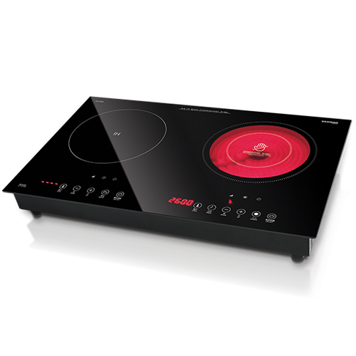 嵌入式雙頭電磁電陶爐GIH-DD28B/2800W